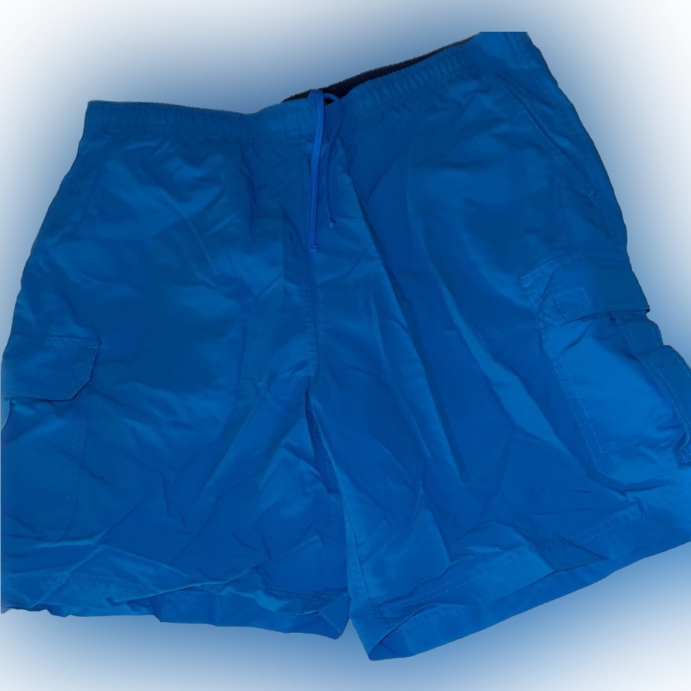 Berkeley & Jensen Blue Swim Trunks Large